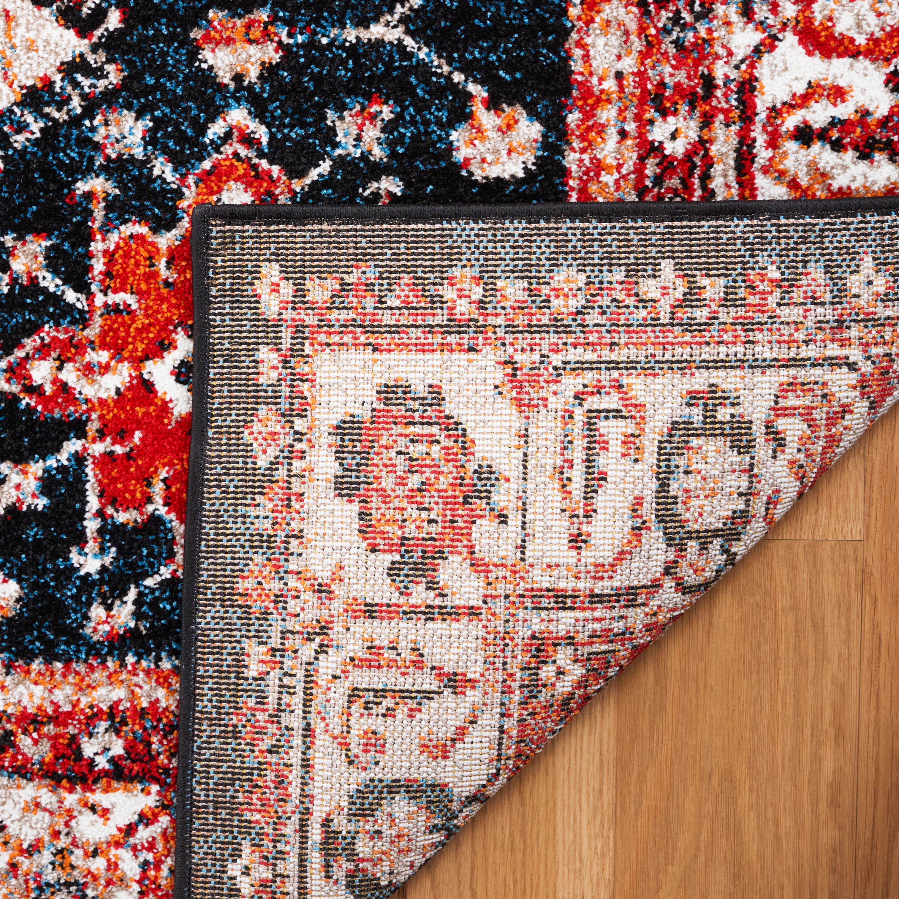 SAFAVIEH Vintage Hamadan Jolyon Oriental Area Rug, Ivory/Blue, 5'3" x 7'6"