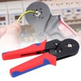 thumbnail image 4 of Wire Ferrule Crimping Tool 6.8", Square Crimping Tool 0.08-10mm² Crimping Capacity, Crimping Tool, Ratcheting Wire Crimper, Crimping , Terminal Crimp Tool HSC8 6-4A, 4 of 8