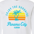 thumbnail image 4 of Inktastic Summer Enjoy the Sunshine Panama City Florida in Blue Long Sleeve T-Shirt, 4 of 5