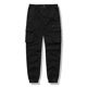 thumbnail image 1 of Pantalones largos para hombre, moda informal, cómodos, sólidos, con bolsillos, con cordón ajustable, pantalones regulares de poliéster para hombre., 1 of 3