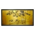 thumbnail image 2 of Oriental Furniture Gold Leaf Bamboo Wall Hanging, wall décor, wall art, decorative item, oriental design, any occasion, any room, 2 of 2