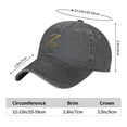 thumbnail image 4 of ZICANCN Casquette de Baseball Réglable Femmes, Chapeaux Alphabet Z Pattern pour Hommes Adulte Lavé Coton Denim Baseball Caps Mode, Heather Profonde, 4 of 6
