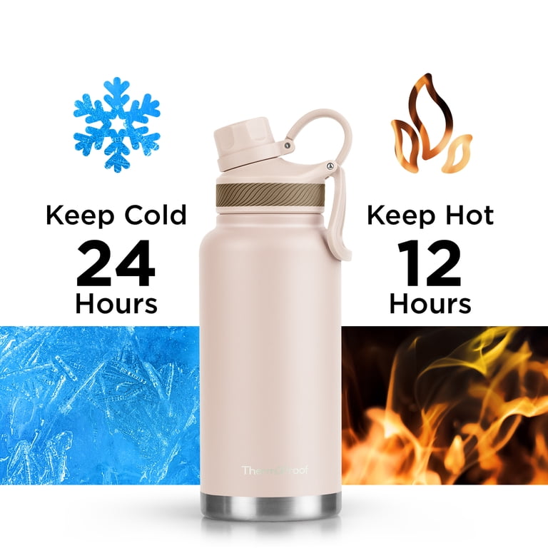 ThermoProof 32 oz Vacuum Insulated Water Bottle, Stainless Steel photo 4