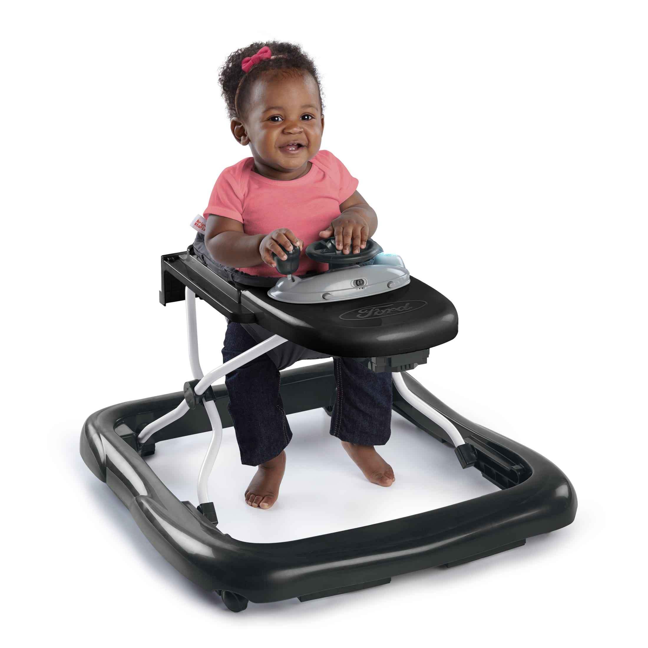 Bright Starts Ford F-150 4-in-1 Baby Walker with Removable Steering Wheel, Black - image 7 of 17