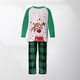 thumbnail image 2 of Vestido familiar para padres e hijos traje de dormir con estampado de cabeza de ciervo a cuadros estilo navideño, 2 of 8