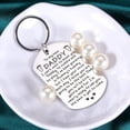 thumbnail image 3 of New Dad First Fathers Day Keychains Gifts for Dad Men Him Husband from Unborn Baby Son Daughter Bump Wife Future Daddy to Be Birthday Christmas Valentines Day Baby Announcements Pregnancy Keepsake Tag, 3 of 6