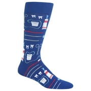 Hot Sox Mens Dentist Crew Socks, Mens Shoe Size 6-12.5, Dark Blue