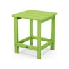 POLYWOOD Long Island 18" Side Table in Lime