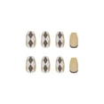thumbnail image 4 of Parche para uñas HUOGUO, a cuadros, extraíble con pegamento, 24 unidades, Sweet Style, 4 of 5