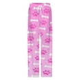 thumbnail image 4 of Paw Print Pajama Pants Breathable with Pockets Pajamas For Lady Vintage Sleeping Pants Bedroom Homewear, 4 of 6