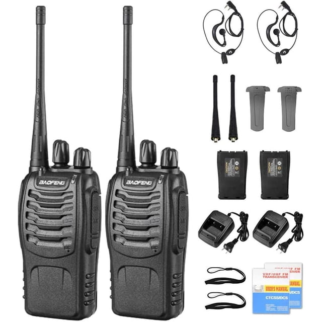 Radio Baofeng walkie talkie Bf-888s UHF 2 pzas Camping Campamento senderismo Baofeng Radio Baofeng Bf-888s UHF