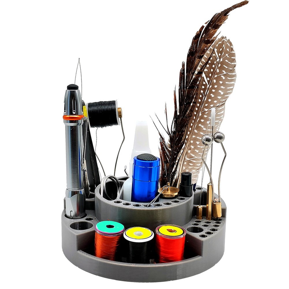 Fly Tying Station Fly Tying Tool Organizer Fly Tying Tool Accessory Storage Rack