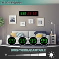 thumbnail image 4 of Reloj con temporizador de cuenta regresiva QINYUNE Digital para días de hasta 999 días, 4 of 7