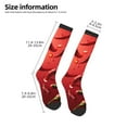 thumbnail image 2 of Cauagu Floating Red Chili Peppers Print Women's Men's Ankle Socks 1-pack Casual Athletic Socks for Unisex Adult Moisture-Wicking Socks for Daily Wear/Running/Sport, 2 of 8