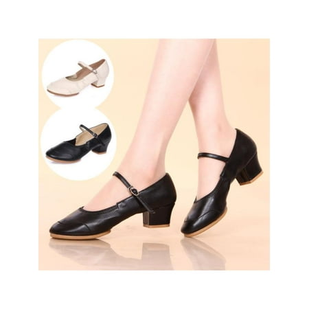 Meigar Women Dance Shoe Tango Ballroom Shoe Heeled Party Soft (Best Ballroom Dance Shoes)