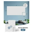 Acoustic Panels Soundproof Wall Panels Self Adhesive 12 Pack White
