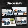 thumbnail image 7 of Zufioo Forest Meditating Goat Print Long Leather Tissue Bag, PVC Waterproof Napkin Facial Tissue Organizer Dispenser for Living Room, Office, Desk, 7 of 7
