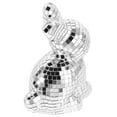 thumbnail image 3 of 1Pcs Disco Ball Rabbit Shape Mirror Design Glass Foams Home Decorators 11.8x5.1x2.6in, 3 of 9