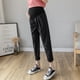 thumbnail image 1 of Pantalones de mujer embarazada primavera y otoño nueve puntos exterior verano delgado suelto casual leggings marea mamá, 1 of 5