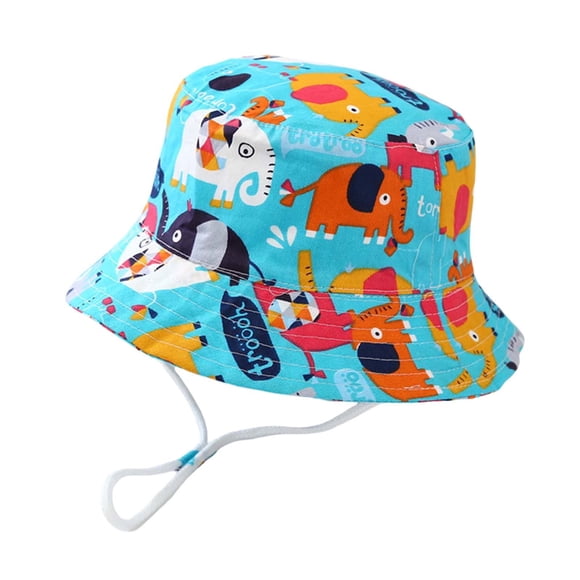 XASZHN Chapeau d'Été pour Enfants Garçons et Filles Léger et Respirant Casquette de Pêcheur pour Tout-Petits Âge 2 4 Soleil Extérieur Décontracté Tenue Quotidienne Chapeaux Fascinator pour Enfants Bleu Ciel 2-4 Ans