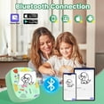 thumbnail image 3 of Blozor Mini Thermal Sticker Printer XenGro,Portable Inkless Bluetooth Photo Printer with 4 Rolls Paper,Wireless Pocket Label Maker, 3 of 10