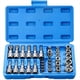 thumbnail image 1 of Juego Profesional de 34 Dados Torx y Dados de Estrella e-Torx con Entrada de 1/4", 3/8" y 1/2", Puntas Torx Macho y Hembra, Herramienta Manual., 1 of 5