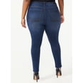 thumbnail image 3 of Sofia Jeans Women's Plus Size Rosa Curvy Side Panel High Rise Ankle Jeans, 3 of 6