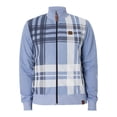 thumbnail image 5 of Trojan Oversize Check Track Jacket, Blue, 5 of 5
