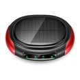 thumbnail image 1 of Solar Car Air Purifier Portable USB Air Freshener Cleaner Automatic Fresh Air Purifier, Black Red, 1 of 5
