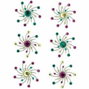 Karen Foster Swirl Burst Brads, 1-1/4", 6pk