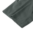 thumbnail image 4 of Glisme Pants For Men Solid Color Elastic Waist With Drawstring Summer Quick Dry Men Casual Trousers Size M Dark green, 4 of 4