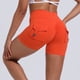 thumbnail image 4 of Pantalones cortos de fitness, pantalones deportivos de yoga para mujer, de verano, color melocotón, con bolsillo en la cadera, cintura alta, ropa de yoga de secado rápido, pantalones color melocotón, 4 of 4