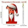thumbnail image 2 of Christmas Tree Letter Ornaments Complete Alphabet Set For Festive Holiday Decorations And DIY Craft Projects, 2 of 2