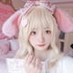 thumbnail image 4 of Diadema con orejas de conejo rosa, diadema con orejas de conejo y lazo, gorro con orejas de conejo peludas para niñas y mujeres, disfraz, cosplay, fiesta, 4 of 8