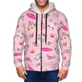 thumbnail image 6 of Lsque Sanrio for Mens Full-zip Hoodie, Zip-up Pullover Hooded Sweatshirt, Kangaroo Pocket Hoodie Ideal for Daily Wear, Travel, and Home-Medium, 6 of 8