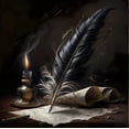 thumbnail image 1 of Póster de casa encantada de arte Dark Academia, impresiones para galería, sala de estar, decoración del hogar, pintura en lienzo de bruja gótica, Cuervo, arte de pared, 1 of 4