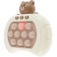 thumbnail image 3 of Push Pop Game Machine Light-Up Electric Push Pop Toy with 4 Playing Modes Battery Powered Portable Squeeze Bubble Sensory Toy Decompression Toy for Kids Teenagers Adults, 3 of 10