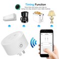 thumbnail image 4 of Enchufe remoto inalámbrico WIFI, enchufe con temporizador inteligente, Control por voz, retardante de fuego para el hogar, 1 Uds. (Reino Unido), 4 of 8
