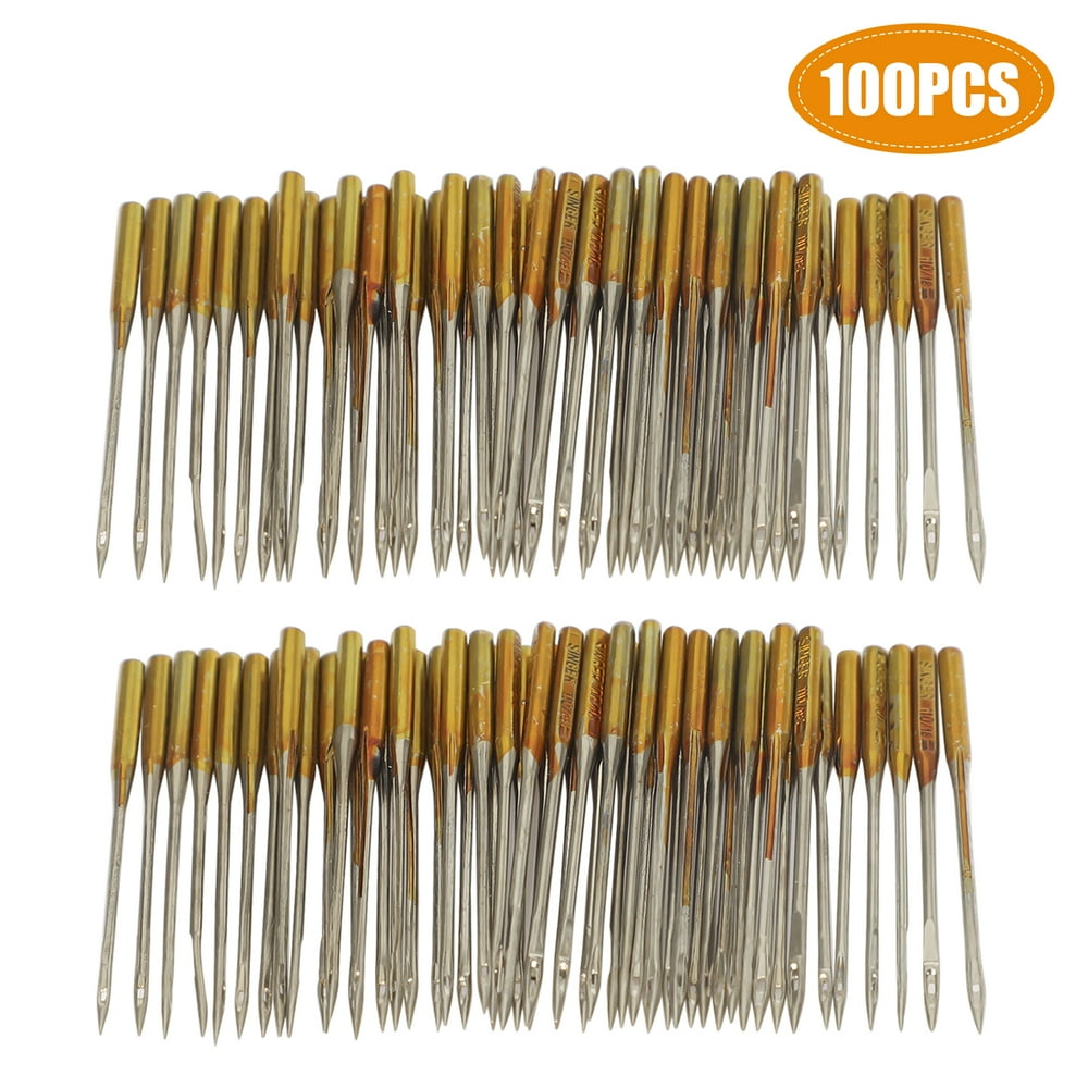 Gold Embroidery Sewing Machine Needles, Universal Regular Point Compatible with Singer Brother Gold Embroidery Sewing Machine Needles, Universal Regular Point Compatible with Singer Brother