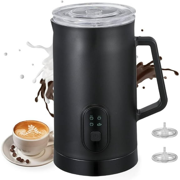 Electric Milk Frother, 4 in-1 Milk Frother and Steamer, Automatic Warm and Cold Foam Maker for Coffee, Latte, Cappuccino, Macchiato, Hot Chocolate