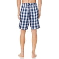 thumbnail image 2 of Short de Pyjama pour Hommes en Coton Doux Tissé avec Taille Élastique, Rouge Nautique, 2 of 3