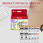 PGI 220 CLI 221 Ink Cartridge Compatible for Canon 220 221 Ink to for MX870 MP980 Printer