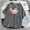 thumbnail image 1 of BTS BTS Cartoon TinyTAN Summer Harajuku Women's Short Sleeve T-Shirtpangjing, 1 of 4