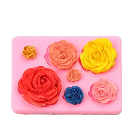 

Veki 3D Chocolate Baking craft Mould Tool Sugar Silicone Decorating Cake Fondant Kitchen，Dining & Bar Snap Bar Molds for Wax Melts