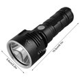 thumbnail image 4 of Muyoka Linterna con 3 modos de iluminación Reflector impermeable recargable con luz de antorcha de batería de 5000 mAh Muyoka Hogar, 4 of 6