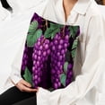 thumbnail image 6 of Grape Velvet Throw Pillow Covers Set of 2 | Unique Patterns in 16x16, 18x18, 20x20 Inches |for Home Decor and Gifts | Includes Pillow Inserts | Throw Pillow Inserts Included, 6 of 6
