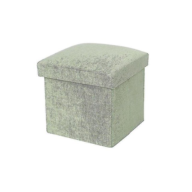 Storage Box Strong Load Bearing Capacity Foldable Fabric Versatile Storage Ottomans Cube Seat For Home Qinhai