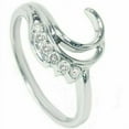 thumbnail image 2 of Enhancer Wrap Guard Ring Round Diamond Ring 1.8 Ct Diamond 14K White Gold Over, 2 of 2