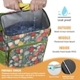 thumbnail image 2 of Travel Cooler Bag - Pioneer Flower Camping Beer Cooler Backpack with Bottle Opener- Waterproof Insulated Picnic Backpacks - Cooler Bag for Beach, 2 of 6