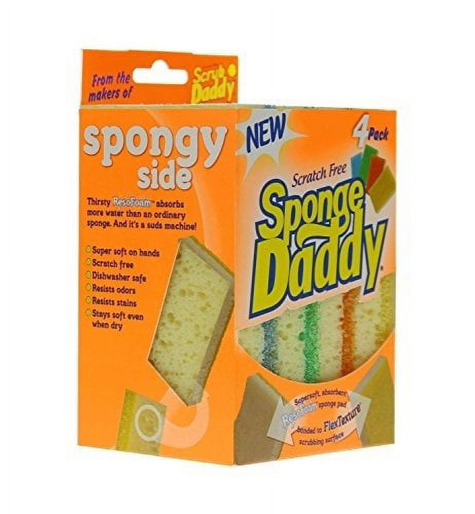 Scrub Daddy Sponge Daddy Dual Sided Sponge & Scrubber-Traditional